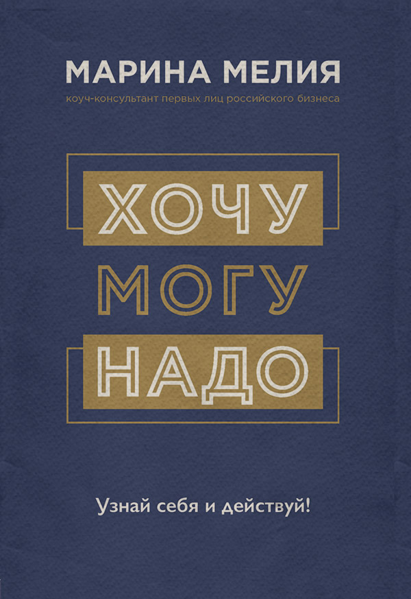 Личная эффективность Хочу – Mогу – Надо.(Марина Мелия) 